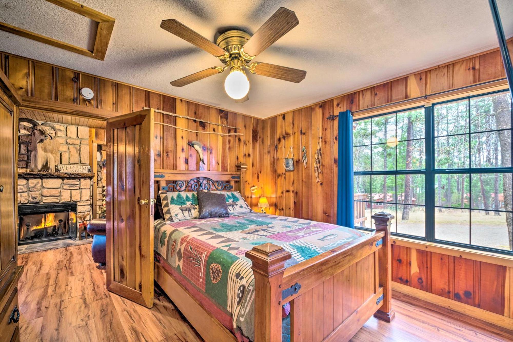 Unique Bear Country Cabin In Ruidoso With Hot Tub! Extérieur photo