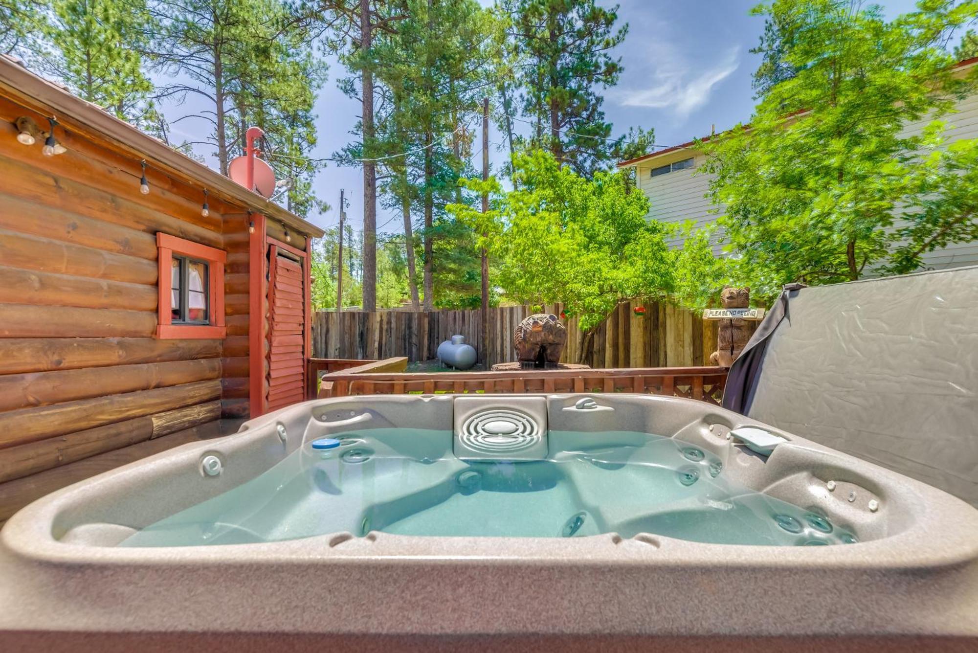 Unique Bear Country Cabin In Ruidoso With Hot Tub! Extérieur photo
