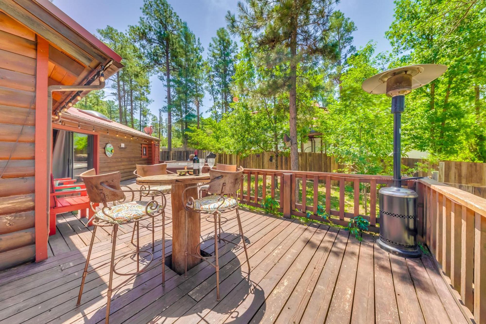 Unique Bear Country Cabin In Ruidoso With Hot Tub! Extérieur photo