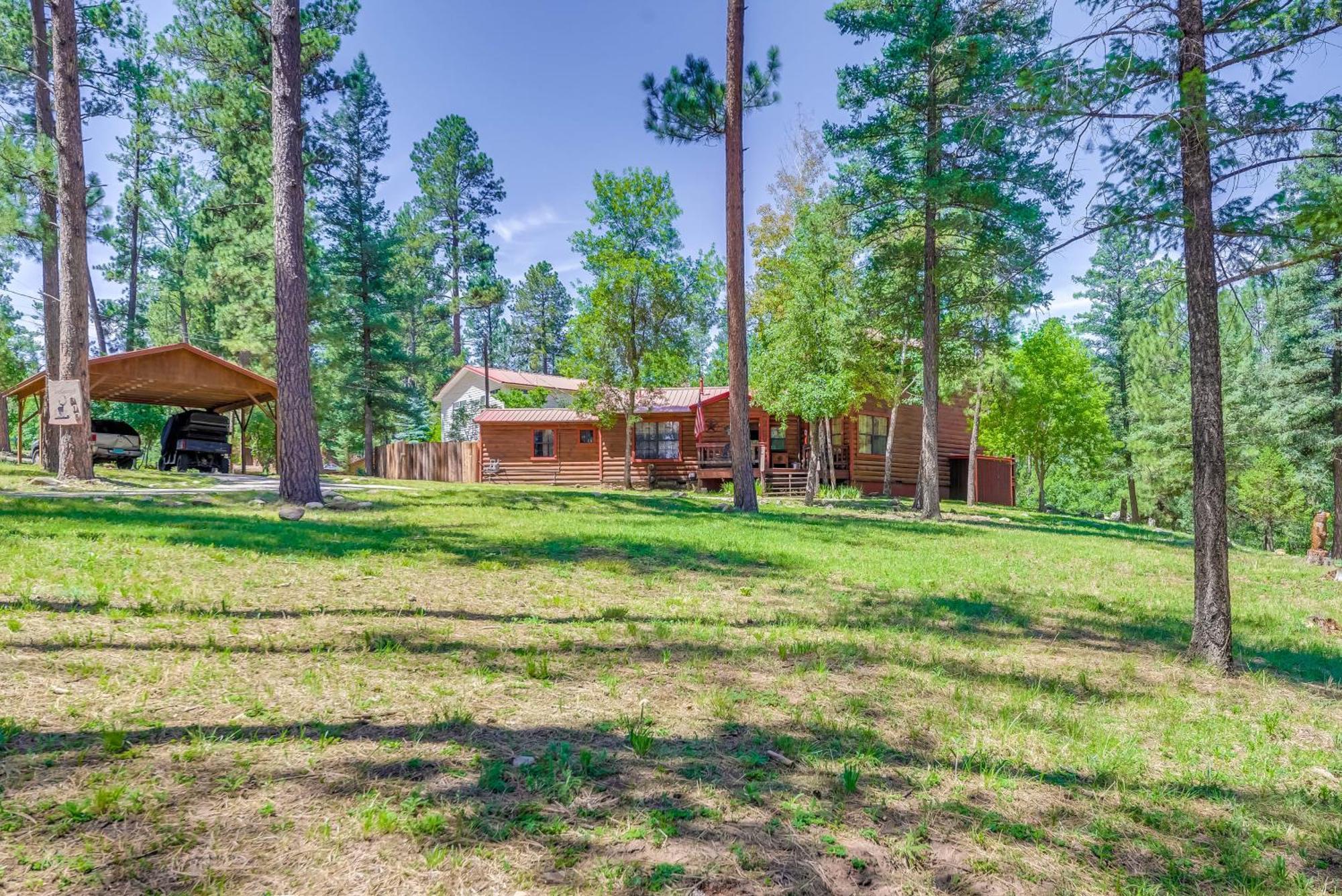 Unique Bear Country Cabin In Ruidoso With Hot Tub! Extérieur photo